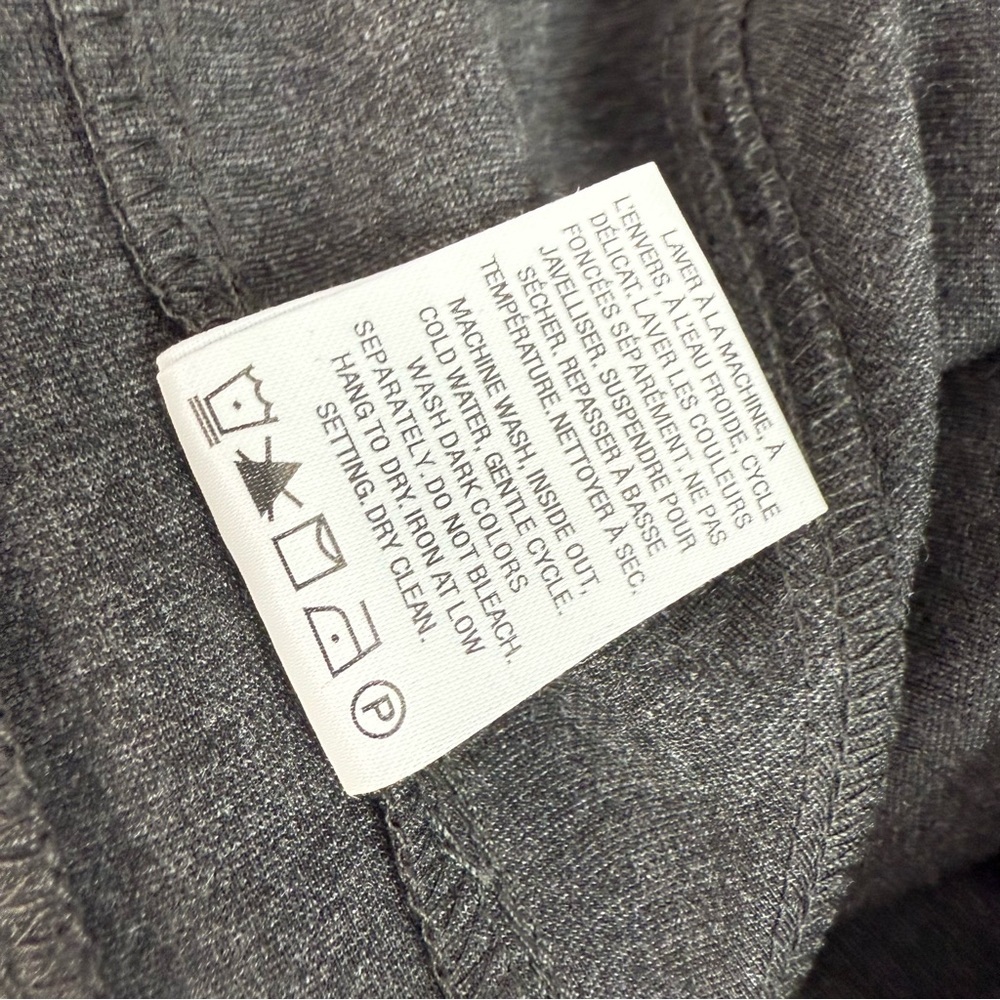 Reitmans pants tight style zip up zippers grey black Charcoal Gray Pants - Picture 11 of 12